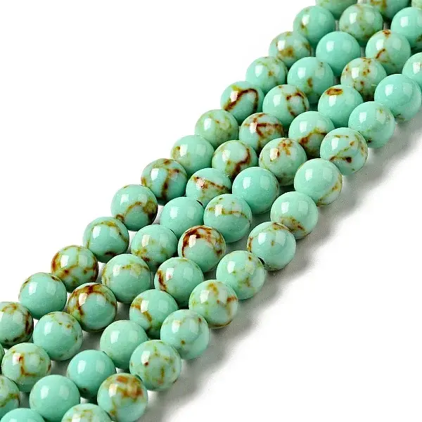 Synthetic Turquoise Beads Strands