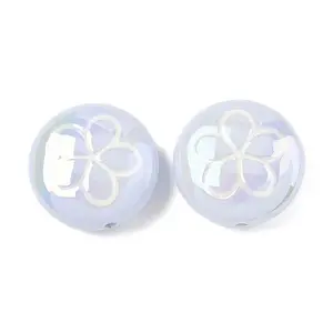 2Pcs UV Plating Acrylic Beads