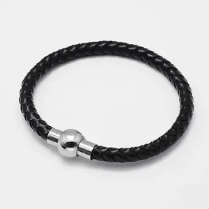 Braided Leather Cord Bracelets