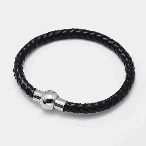 Braided Leather Cord Bracelets