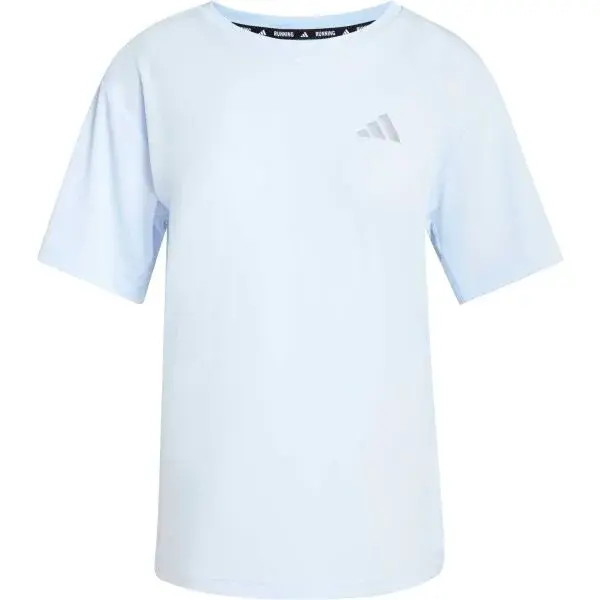 adidas RUN ESSENTIALS TEE W Dámske bežecké tričko, svetlomodrá, veľkosť