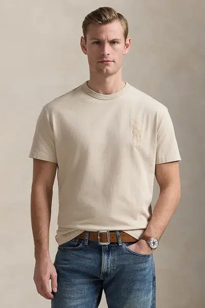 Bavlněné tričko Polo Ralph Lauren modrá barva, 710936509