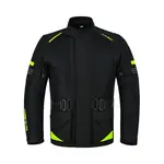 Dětská rostoucí moto bunda W-TEC Pinapoco černá-fluo S/M