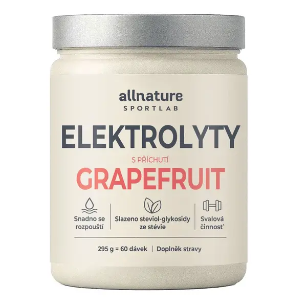Allnature Sportlab Elektrolyty grapefruit 295 g