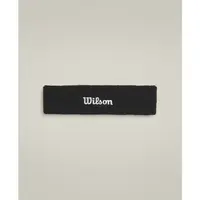 Wilson U TERRY LOGO HEADBAND Sportovní čelenka, černá, velikost UNI
