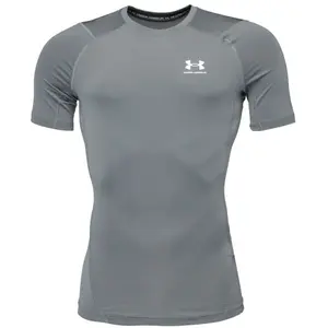 Under Armour HEATGEAR ARMOUR COMP Pánské triko, tmavě šedá, velikost M