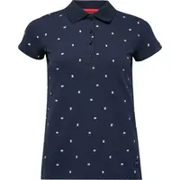 Willard LILOU Dámske tričko s golierikom, tmavo modrá, veľkosť XXL