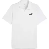 Puma ESSENTIALS NO.1 LOGO JERSEY POLO Pánske polo tričko, biela, veľkosť