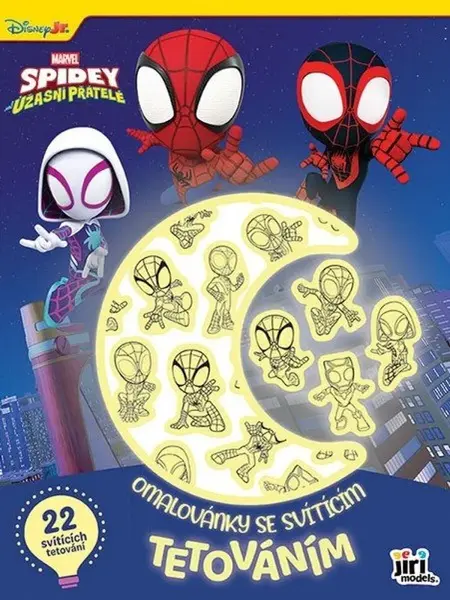 Omalovánky se svítícím tetováním Spidey - Neznámý