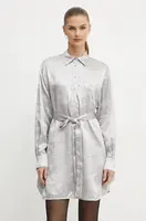 Šaty Pinko stříbrná barva, mini, 104424 A285