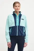 Fleecová mikina Columbia Backbowl II FZ Fleece tyrkysová barva, 2092163