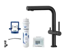 kielle Wimeo - Dřezová baterie včetně filtrace, matná černá 10525SFI174