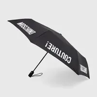 Deštník Moschino černá barva, 8983