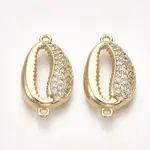 Brass Cubic Zirconia Links