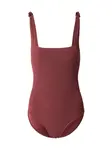 & Other Stories Jednodielne plavky  burgundská