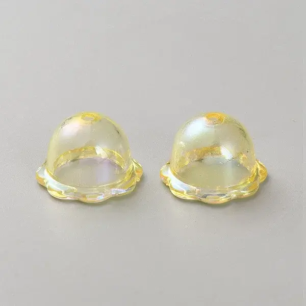 UV Plating Acrylic Bead Caps