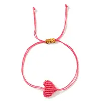 Adjustable Braided Polyester Cord Bracelets for Friendship and Couple