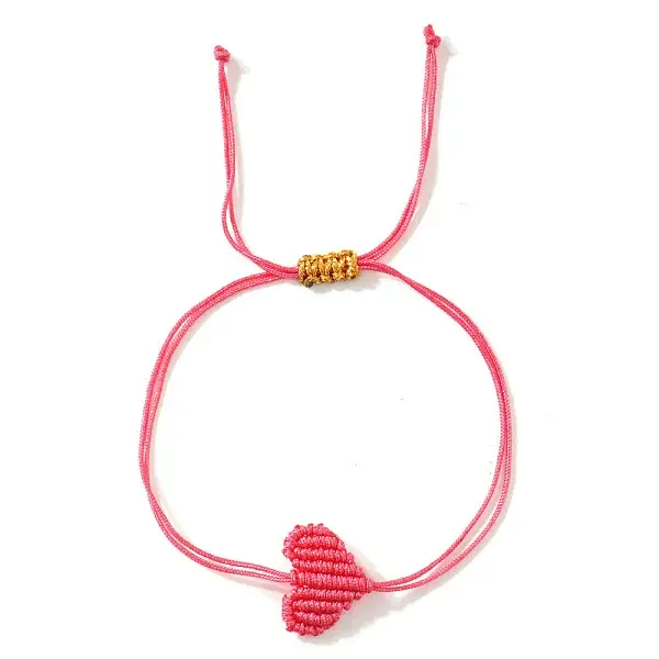 Adjustable Braided Polyester Cord Bracelets for Friendship and Couple