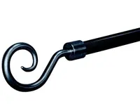 Garnýž Kringel, černá, 130-240 cm