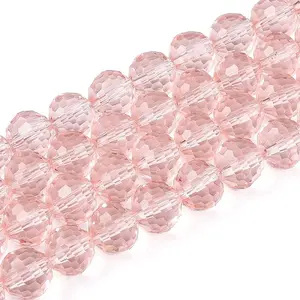 Transparent Glass Bead Strands