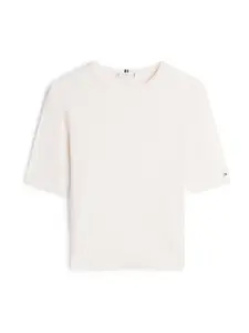 TOMMY HILFIGER Tričko  slonová kosť