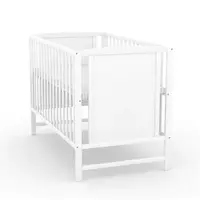 NELLYS Postýlka pro miminko Sofie 120x60cm se spouštěcím bokem - bílá