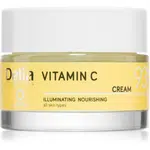 Delia Cosmetics Vitamin C rozjasňující denní krém na obličej 50 ml