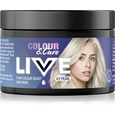 Schwarzkopf LIVE Colour & Care barvicí maska na vlasy odstín Icy Pearl 150 ml