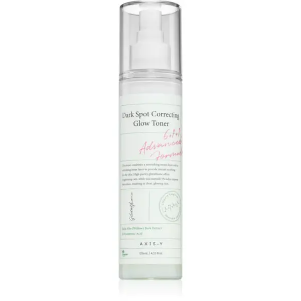 AXIS-Y 6+1+1 Advanced Formula Dark Spot Correcting Glow Toner rozjasňující tonikum pro pleť s hyperpigmentací 125 ml