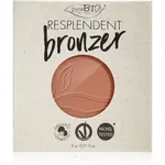 puroBIO Cosmetics Resplendent bronzer – náhradní náplň odstín 03 Beige Brown 9 g