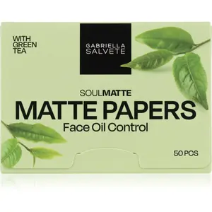 Gabriella Salvete SoulMatte Green Tea matující papírky se zeleným čajem 50 ks