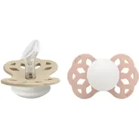 BIBS Infinity NIght Anatomical dudlík Vanilla / Blush 2 ks