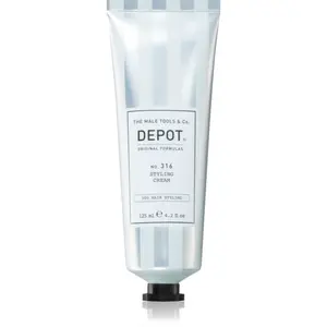 Depot 300 HAIR STYLING NO. 316 STYLING CREAM stylingový krém se středním zpevněním a přirozenými odlesky 125 ml