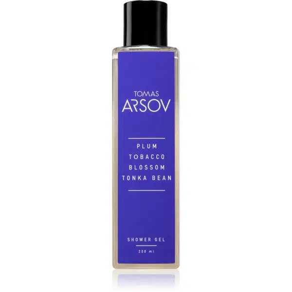 Tomas Arsov Plum Tobacco Blossom Tonka Bean parfémovaný sprchový gel 200 ml