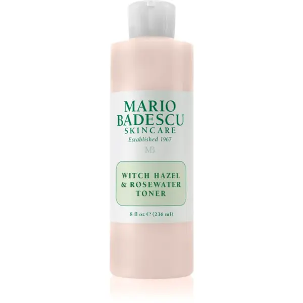 Mario Badescu Witch Hazel & Rosewater Toner rozjasňující tonikum s růžovou vodou 236 ml
