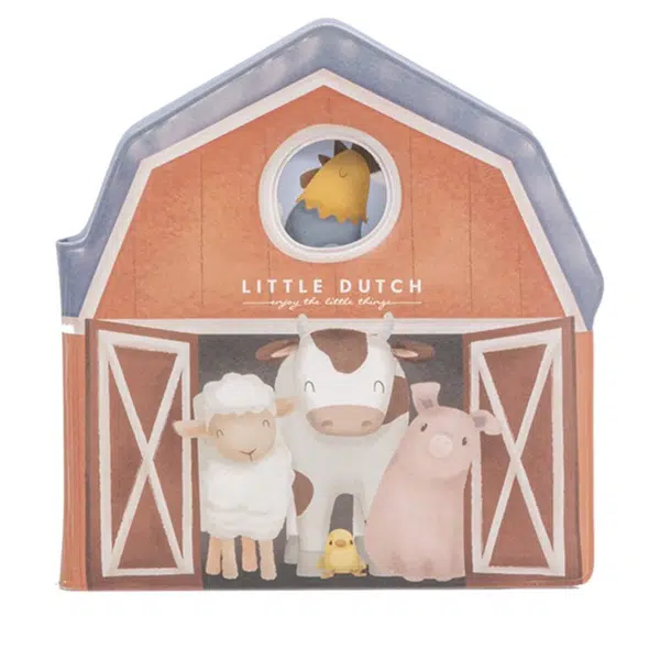 Little Dutch Little Farm Bath Book knížka do vody 6 m+ 1 ks