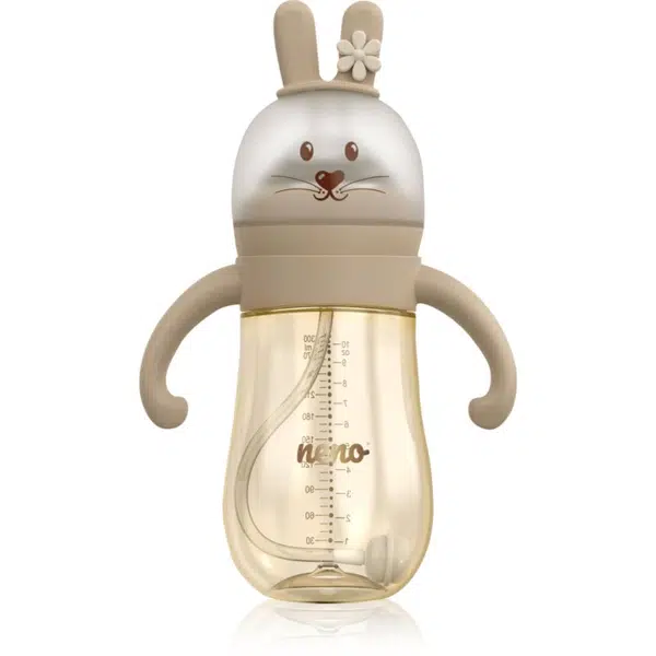 NENO Mio 6 m+ kojenecká láhev Brown 300 ml