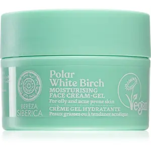 Natura Siberica Polar White Birch hydratační gel krém pro mastnou a problematickou pleť 50 ml