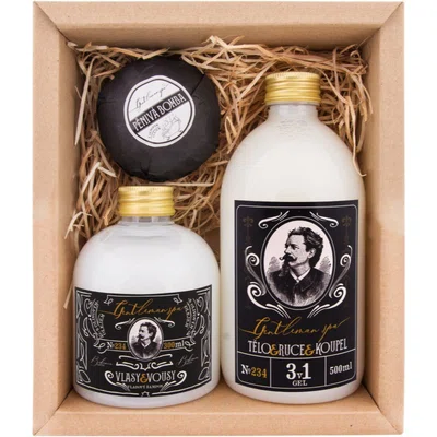 Bohemia Gifts & Cosmetics Gentleman Spa dárková sada do koupele pro muže