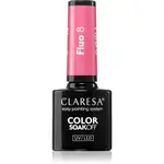 Claresa SoakOff UV/LED Color Fluo gelový lak na nehty odstín 8 5 g