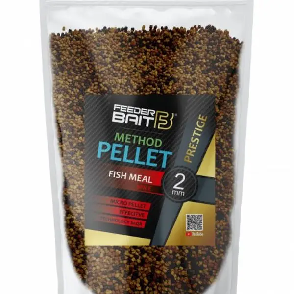 Feederbait pelety pellet prestige 2 mm 800 g - natural