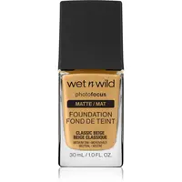 Wet n Wild PhotoFocus matující fluidní make-up odstín Classic Beige 30 ml