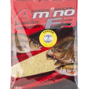 Saenger krmítková směs amino f3 high protein groundbait veggie amur & jeseter 1 kg