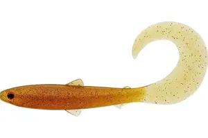 Westin gumová nástraha bullteez curltail motoroil pepper - 14 cm 15 g 2 ks