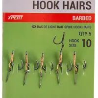 Korum návazec bait spike hook hairs barbed 5 ks - velikost háčku 10