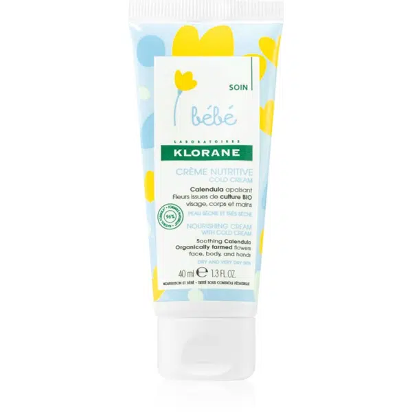 Klorane Bébé Nutrition vyživující krém pro děti 40 ml