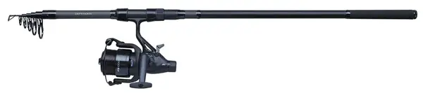 Jrc prut defender ii tele combo 3,60 m 3 lb + naviják + pouzdro