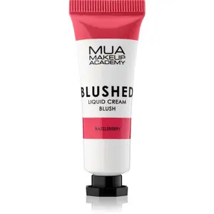 MUA Makeup Academy Blushed Liquid Blusher tekutá tvářenka odstín Razzleberry 10 ml