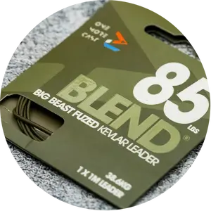 One more cast montáž blend big beast fused kevlar leader 85 lb