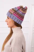 marka niezdefiniowana Čapica s fleece Monika K256 fuchsiová+fialová